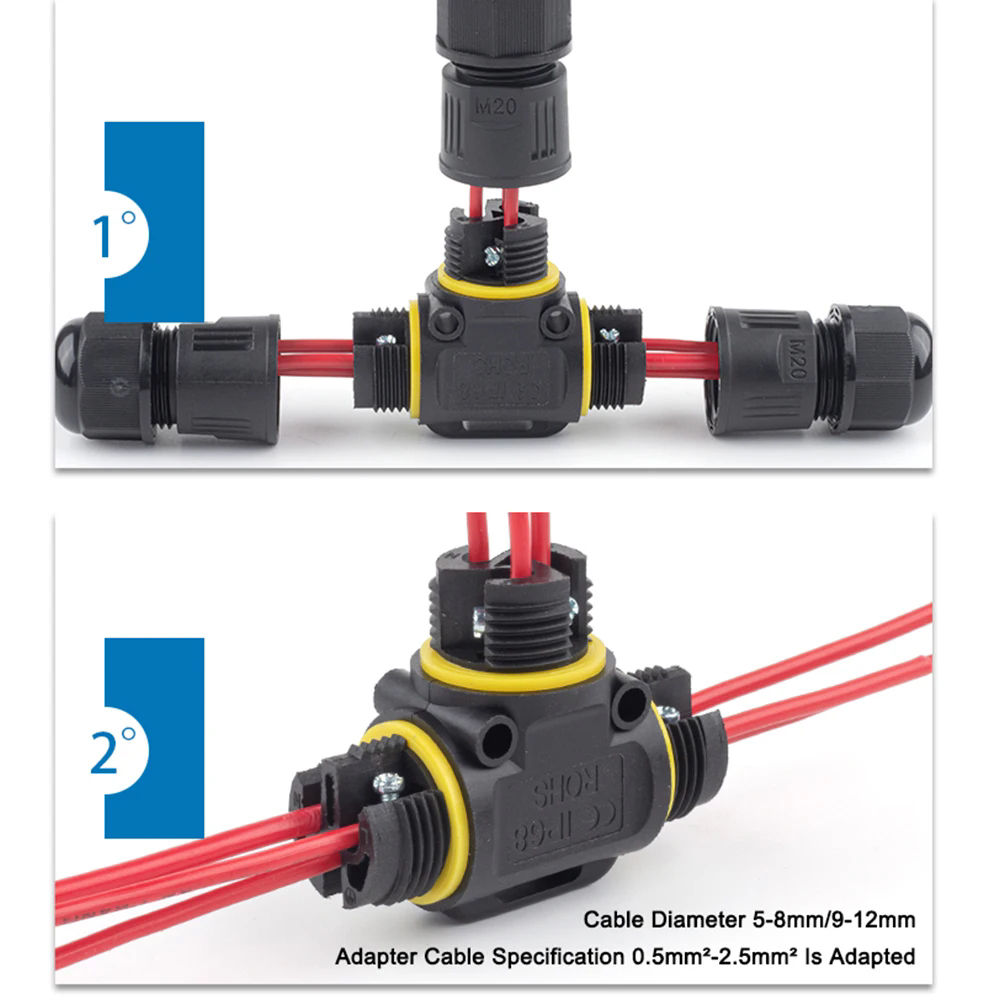 Outdoor Lighting Junction - Caja de Conexiones Eléctrica Impermeable IP68