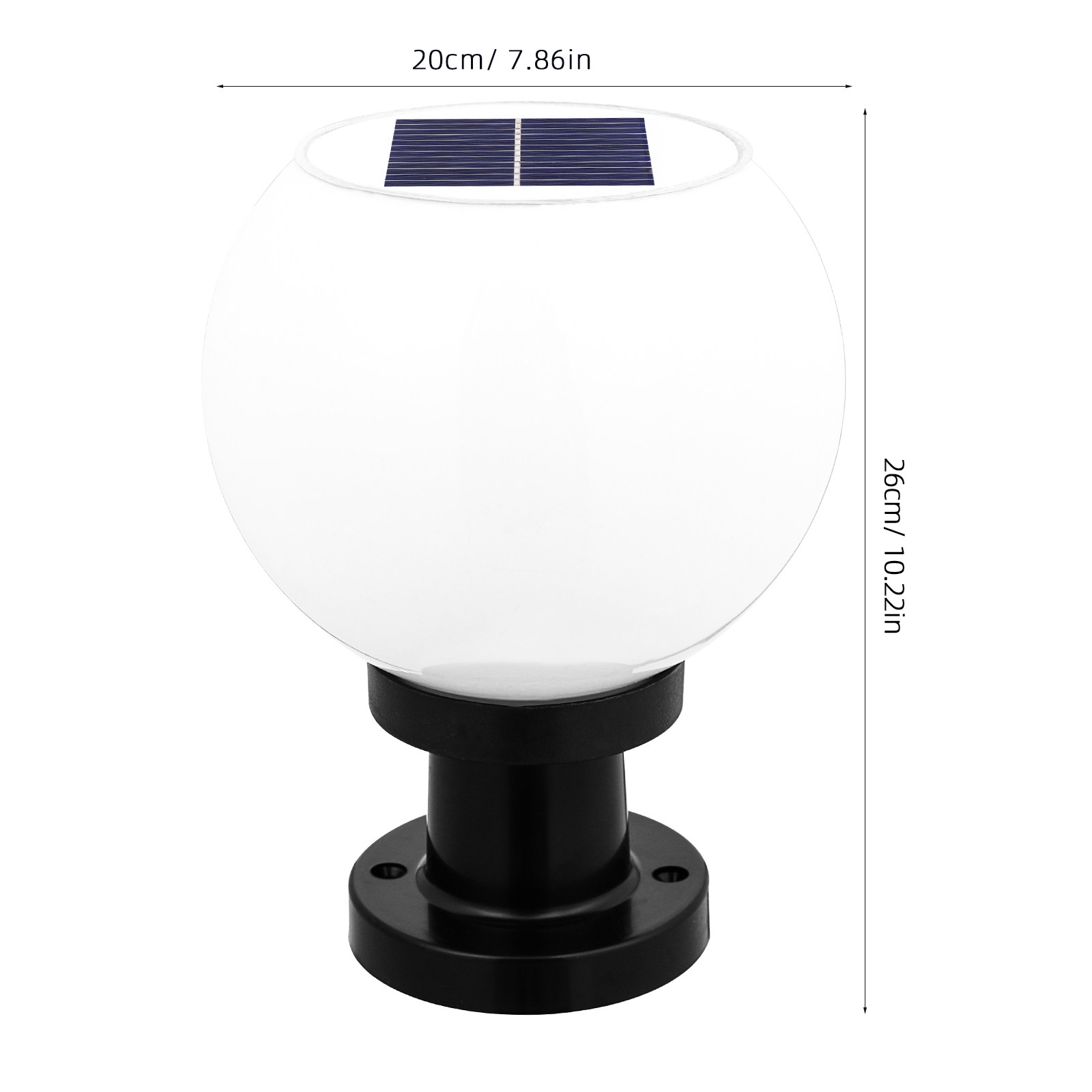 Lámpara Solar LED Redonda para - Outdoor Lighting Battery Powered reseña y precio