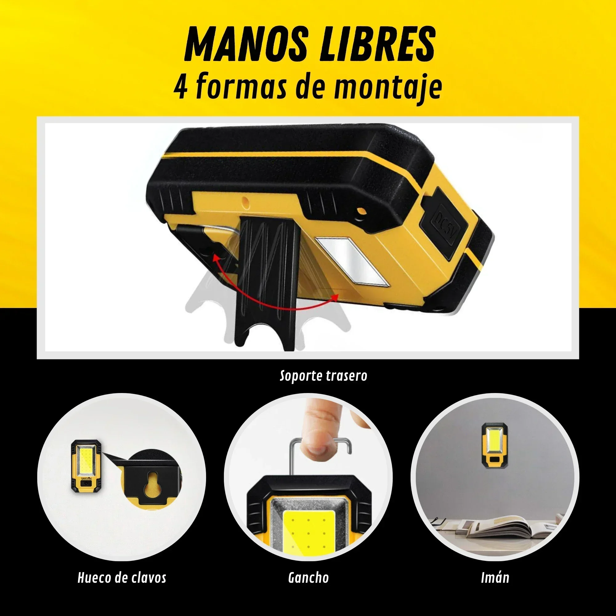 Linterna de Trabajo Recargable - Outdoor Lighting Electric reseña y precio