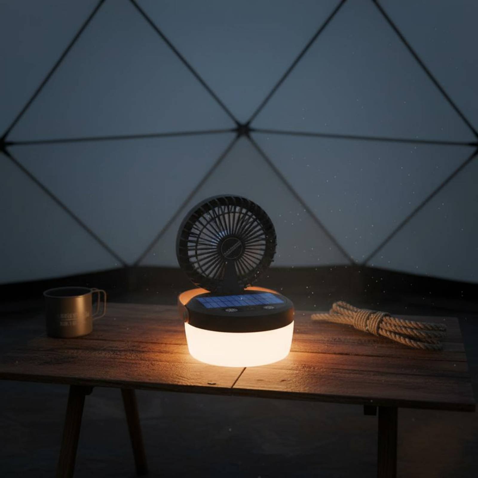 Linterna de Camping Solar con  - Hanging Outdoor Lighting reseña y precio