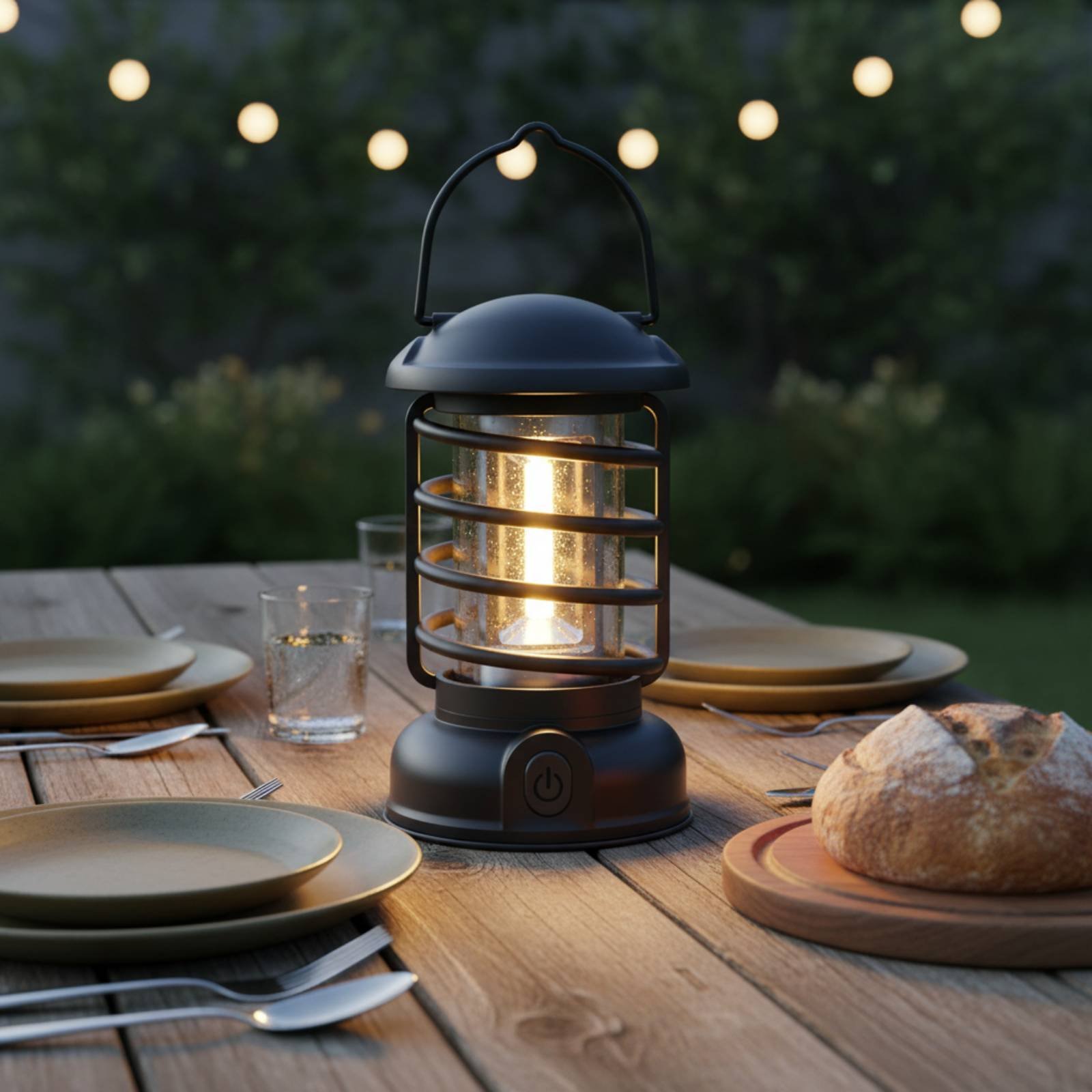 Linterna de Camping Retro con  - Outdoor Lighting Battery Powered reseña y precio