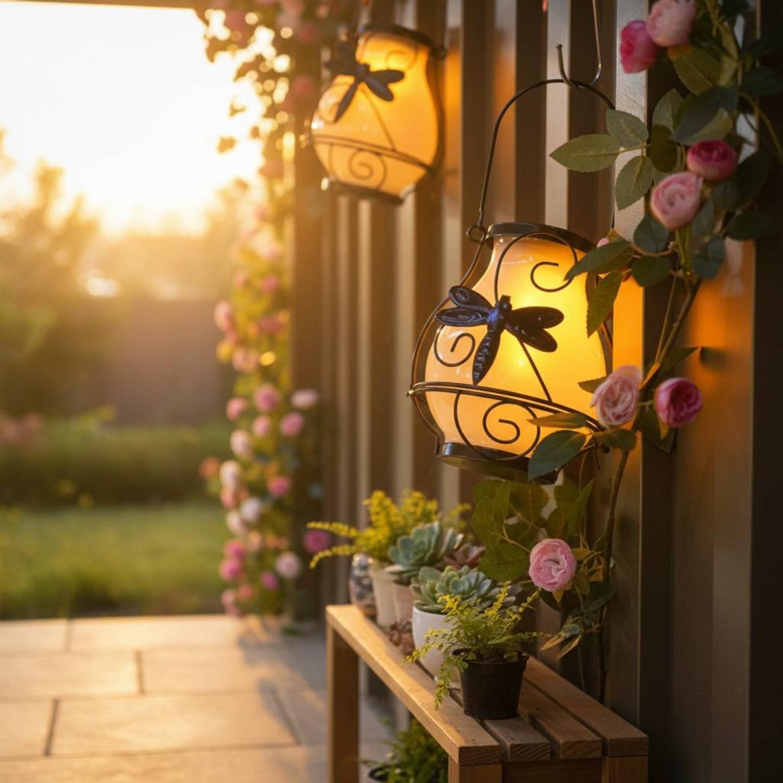 Linterna Solar con Forma de Ma - Outdoor Lighting Battery Powered reseña y precio