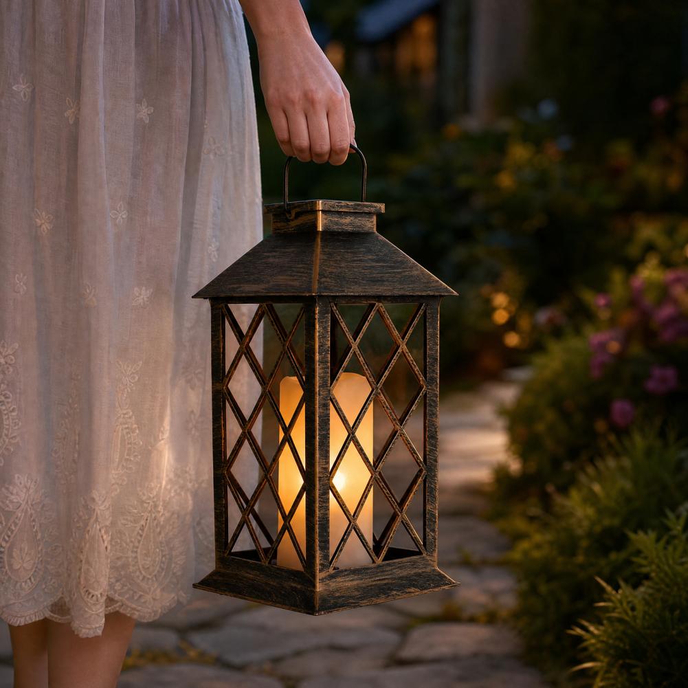 Linterna Solar Retro, Lámpara  - Hanging Outdoor Lighting reseña y precio