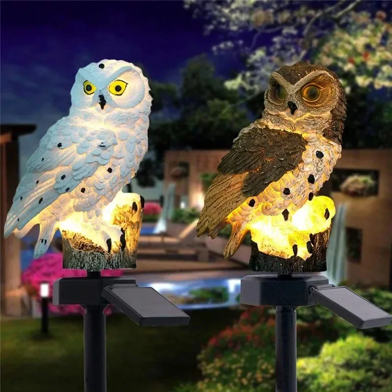 Lámpara Solar con Forma de Búh - Outdoor Lighting Electric reseña y precio