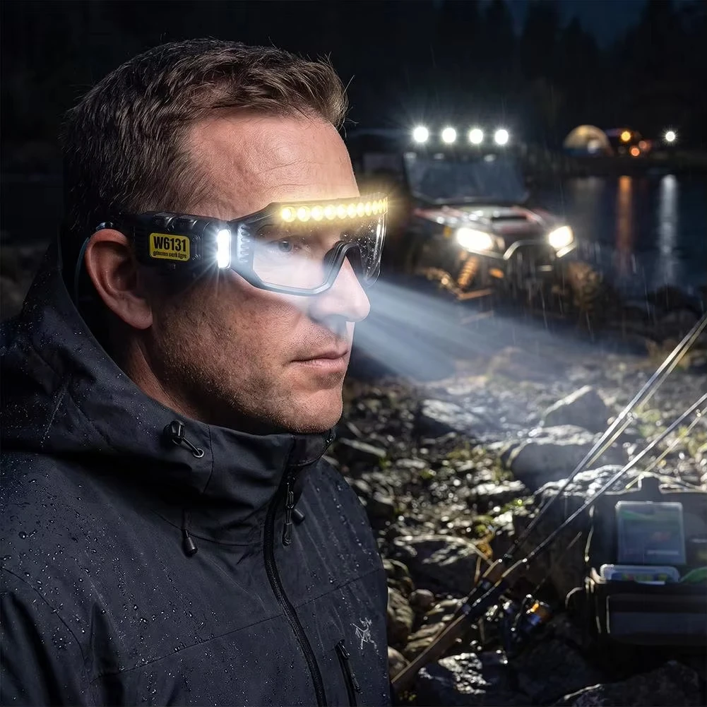 Nuevas gafas con luz, linterna - Outdoor Lighting Battery Powered reseña y precio