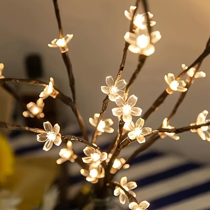 Luces LED para ramas de árbol  - Outdoor Lighting Battery Powered reseña y precio