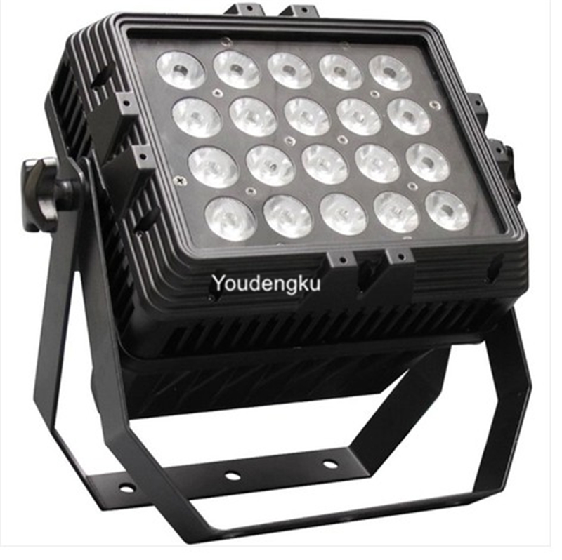 4 piezas de luz LED RGBWA impe - Outdoor Lighting Options reseña y precio